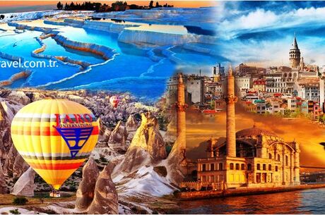 İstanbul-Çanakkale-Kuşadası-Pamukkale-Kapadokya-İstanbul / 9 Gece / 10 Gün